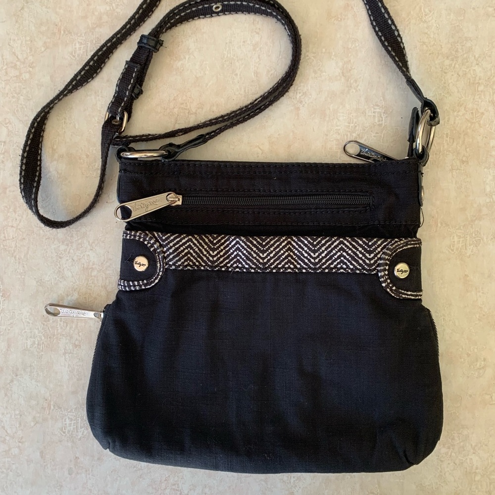 Thirty one black cross body purse